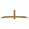 Ekena Millwork Bellingham Timber Gable Bracket, Western Red Cedar, 108"W x 31 1/2"H x 6"D x 6"F, 7/12 Pitch GBW108X31X0606BEL00RWR - alternate 1